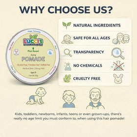 LUCCI’S CHILDRENS GROOMING SUPPLY washout demo rinsing hair to show easy water-soluble removal