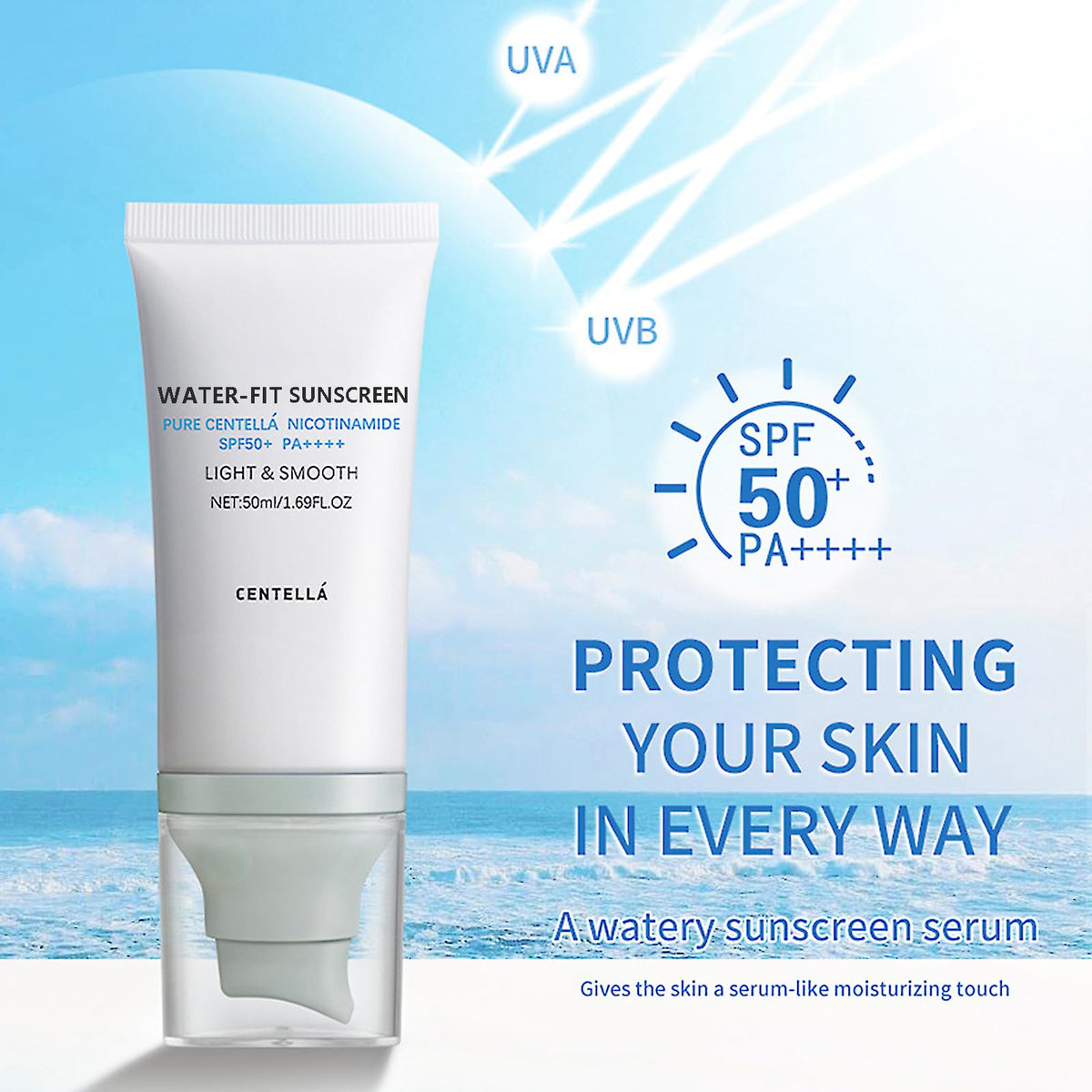 LuckNest gel-cream texture spread on skin highlighting hydration