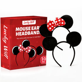 Lucky Will front packaging showing ten headbands and gift-ready box, convenient bulk supply