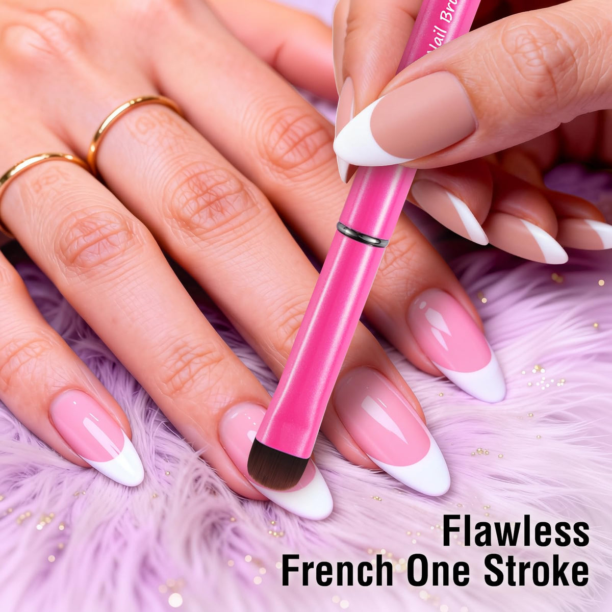 Lucoffeoi brushes cleaning cuticle area for cleaner manicure results