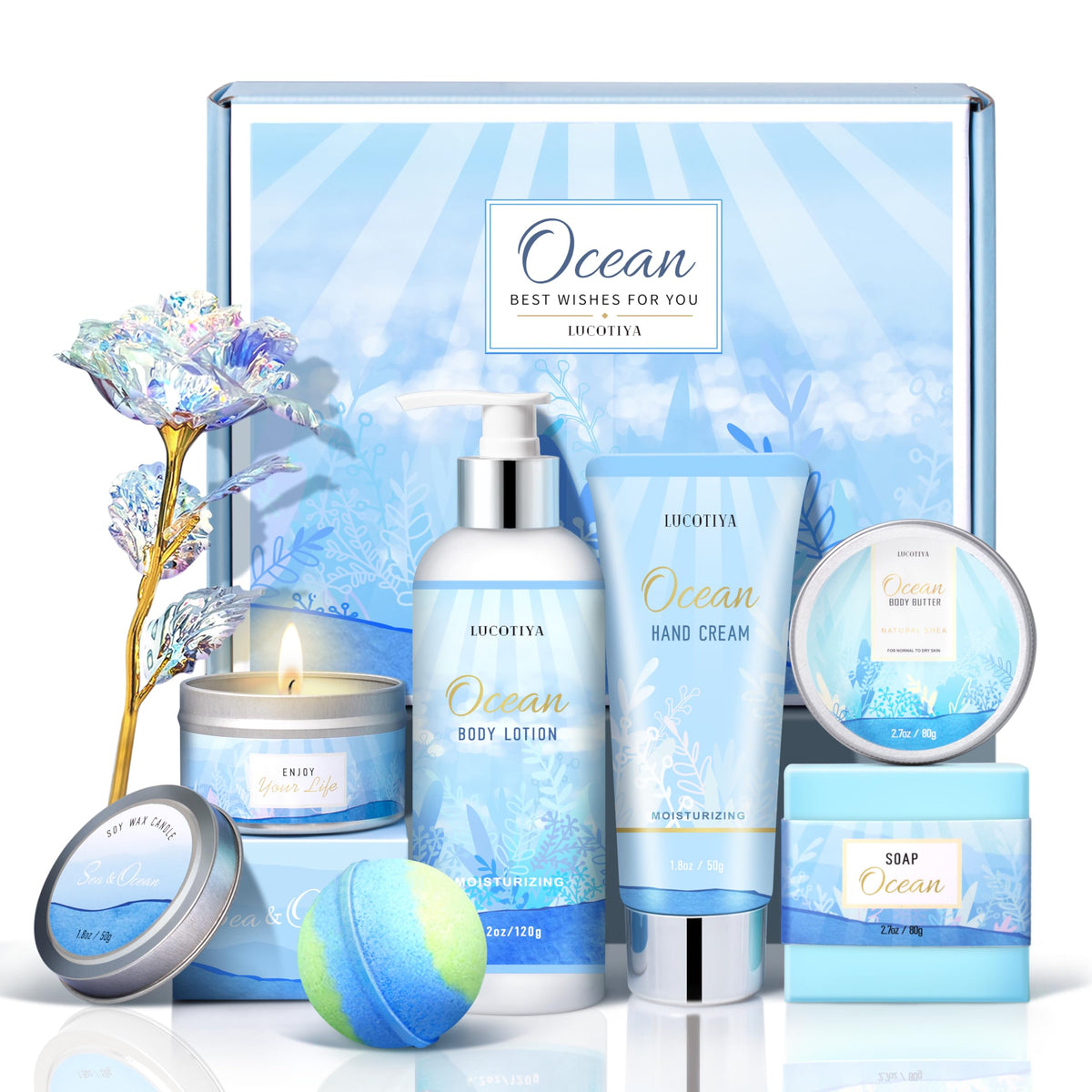 LUCOTIYA front packaging showing elegant gift presentation and easy gifting