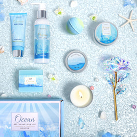 LUCOTIYA ocean soap close-up revealing texture and gentle exfoliation benefit