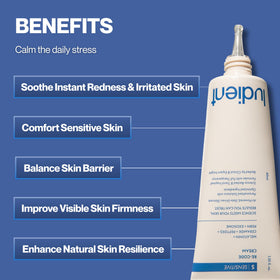 ludient cream being applied to hand illustrating quick absorption benefit