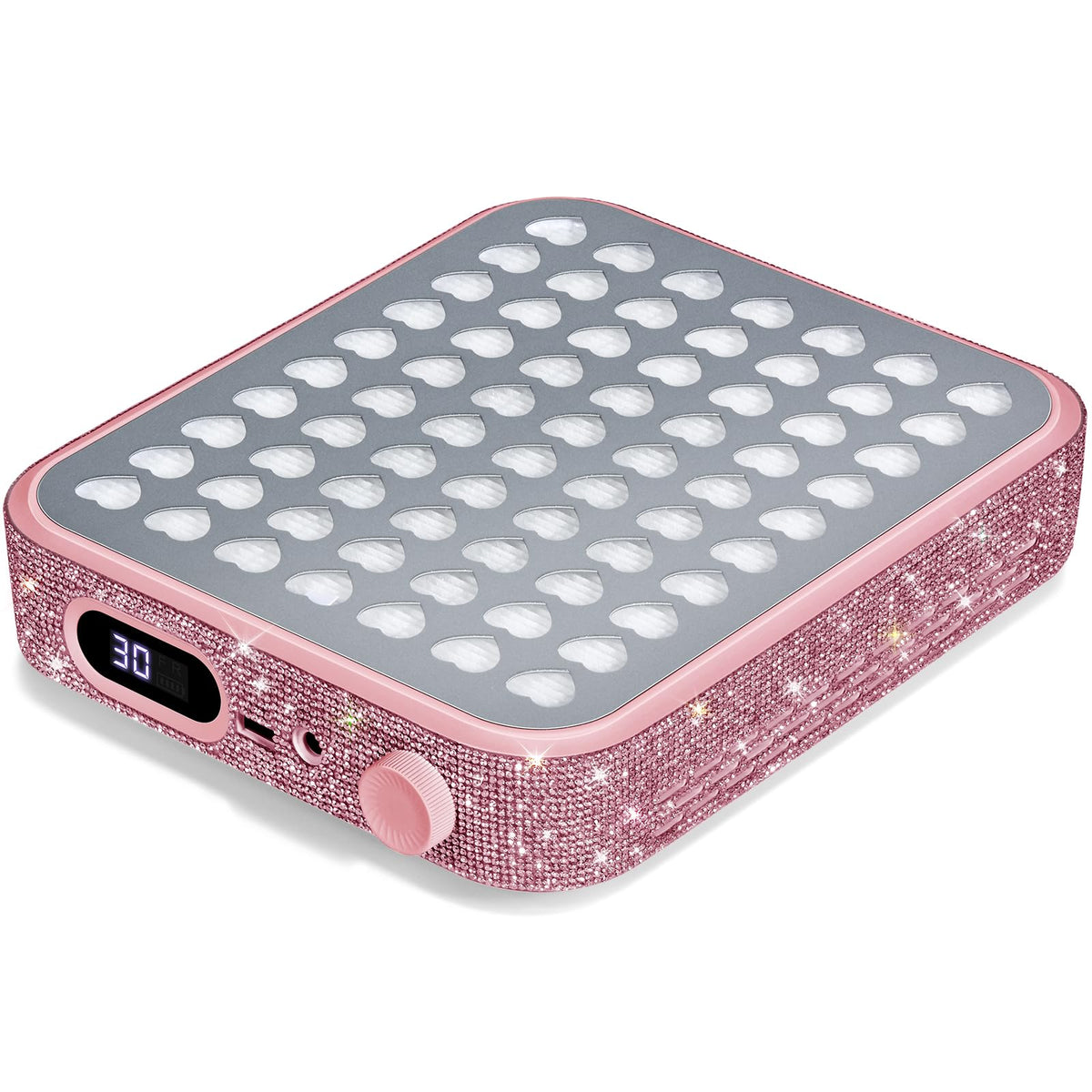 Ludysic front view pink diamond showing compact design and quiet performance