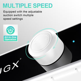 L'UGX battery port with charging cable for long cordless use benefit