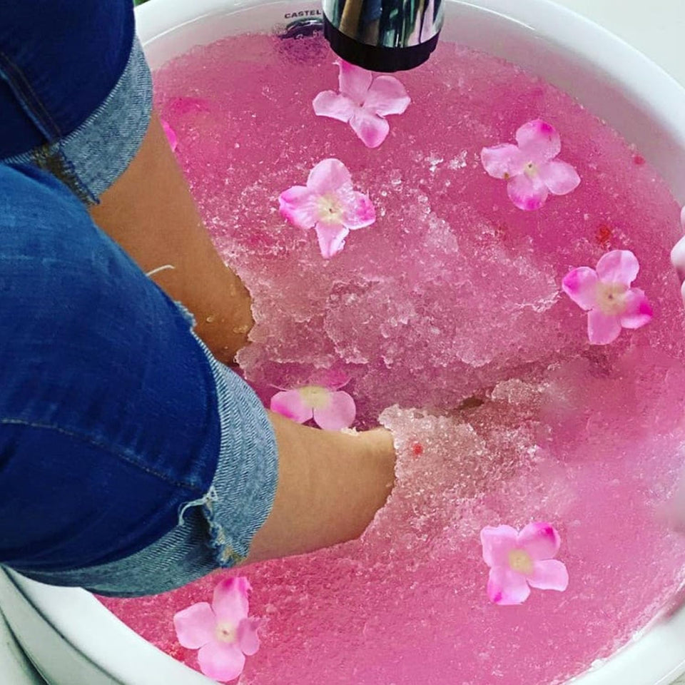 LUIFAC front packaging showing lavender jelly pedicure benefits