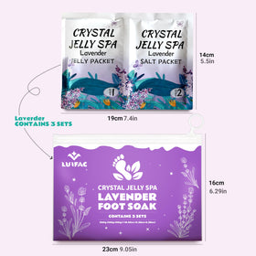 LUIFAC ingredient label detail with lavender for calming aroma