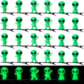 Luinabio front packaging of 30 glow alien clips showing quantity and color