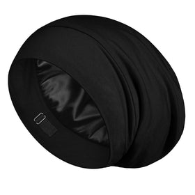 LULUSILK front packaging showing silk bonnet and gift box, attractive presentation