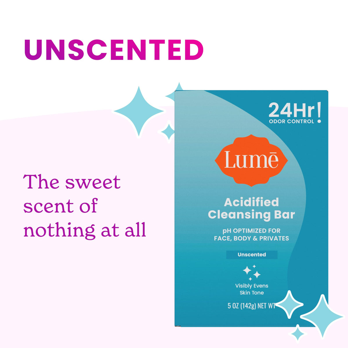 Lathering hair with Lume bar to show gentle shampoo alternative benefit