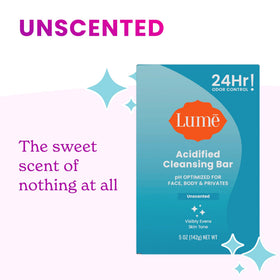 Lume bar used as shampoo producing rich foam and conditioning benefit