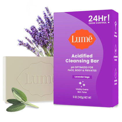 Lume Lavender Sage front packaging showing product and benefits