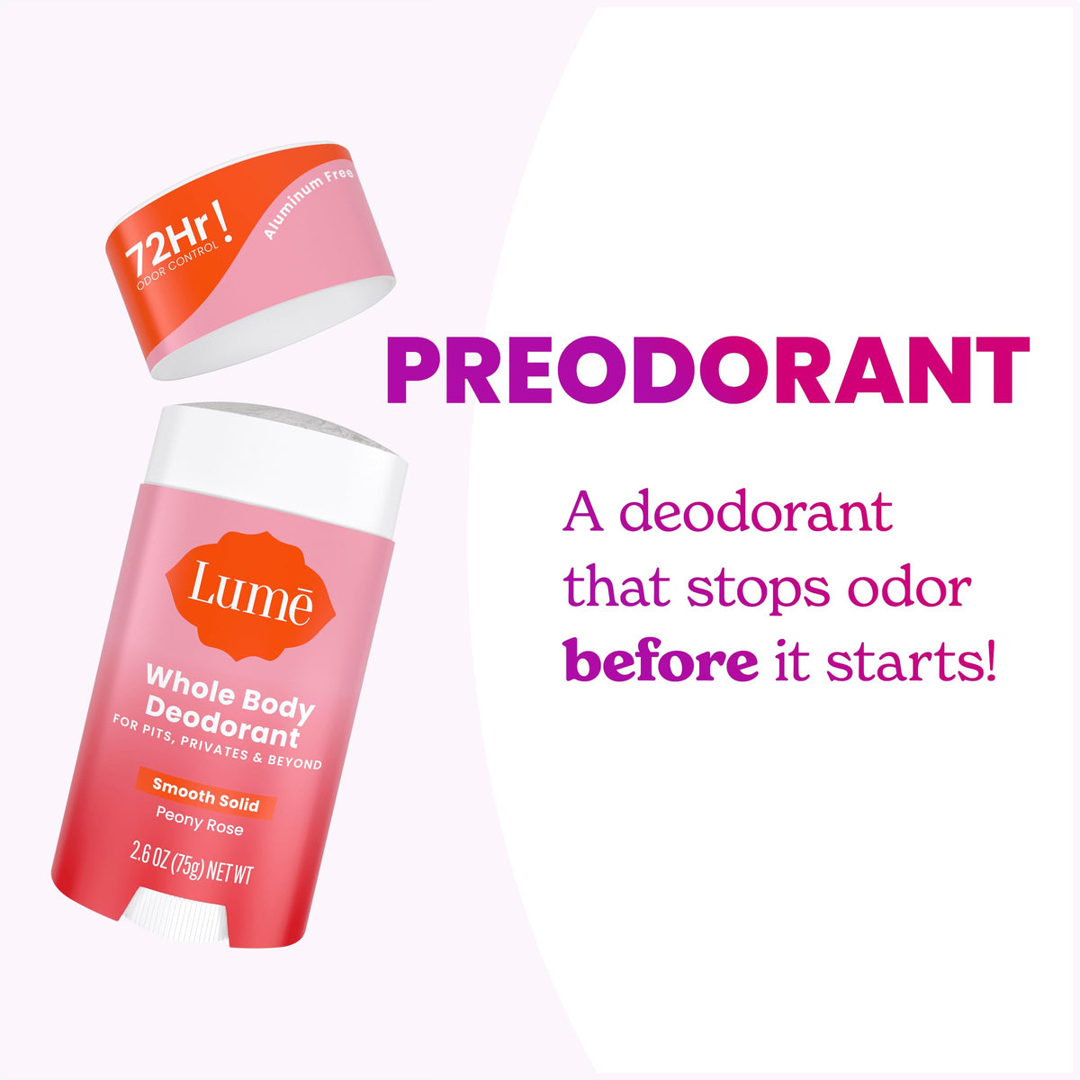 Lume product group staged in bathroom lifestyle scene for everyday routine benefit