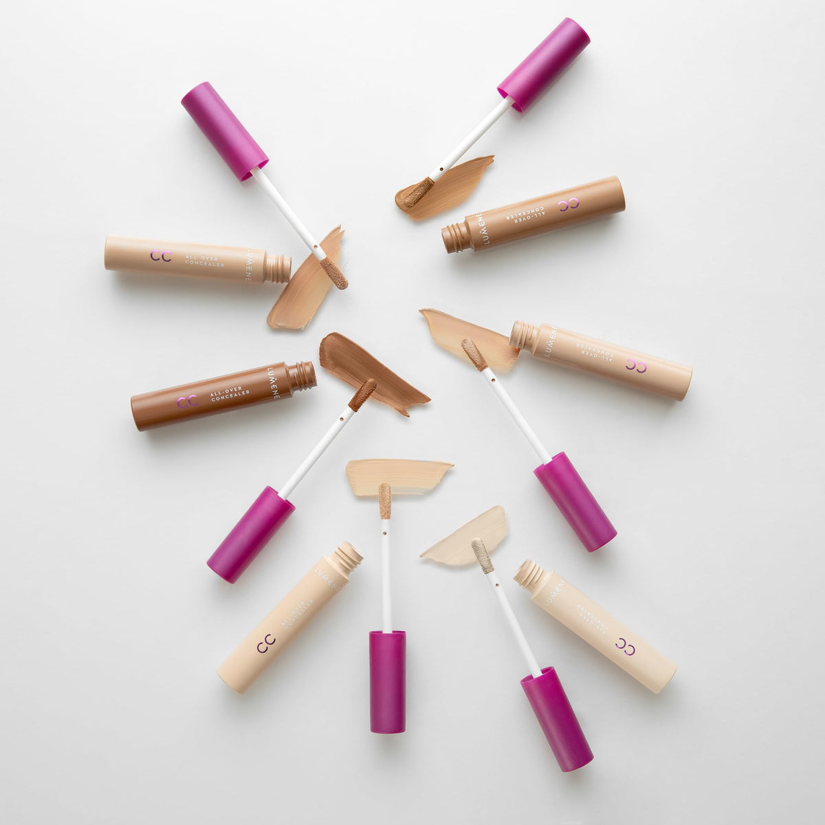 Lumene concealer tucked inside travel bag showing portable everyday use benefit