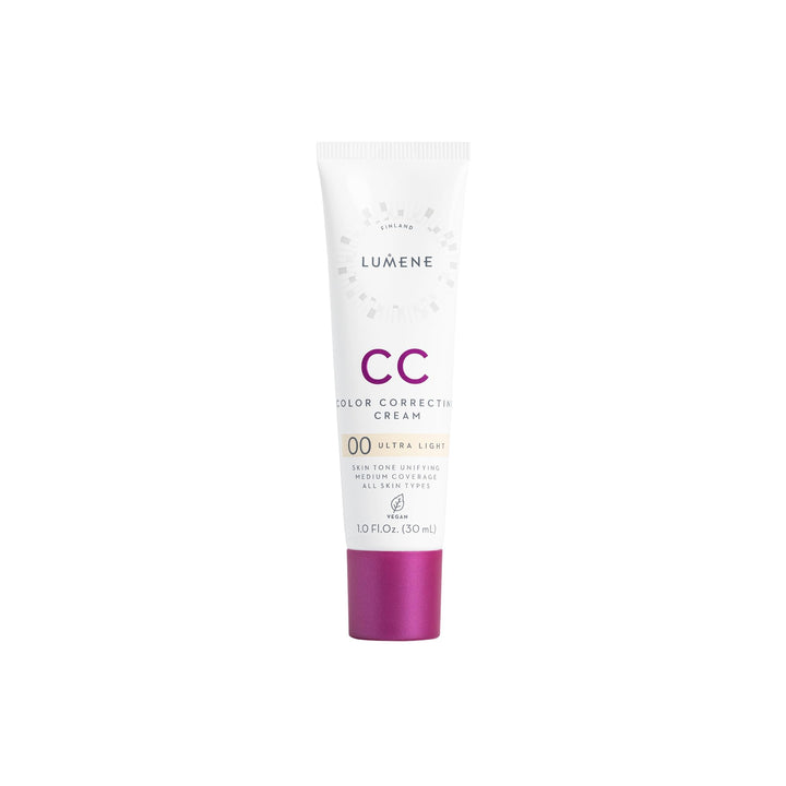 Lumene front tube showing packaging and product name for easy identification