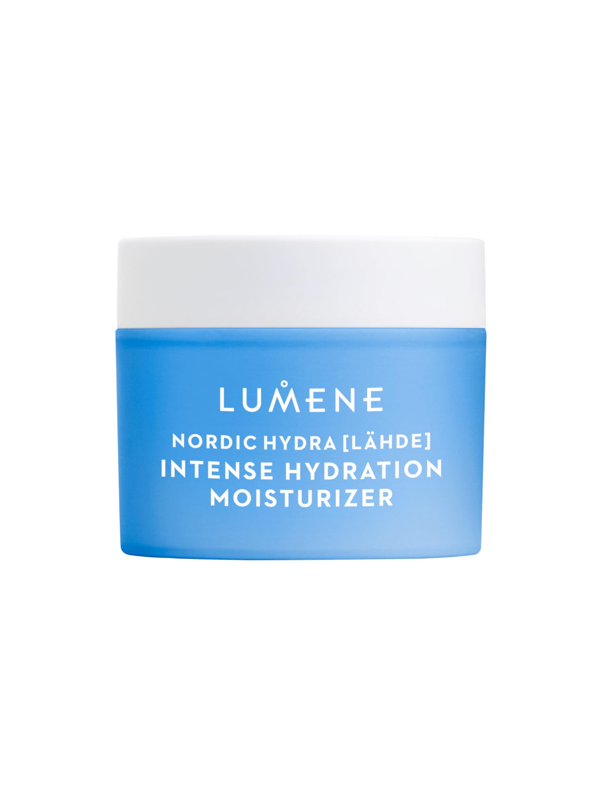 Lumene front packaging 50 ml showing clean label and compact jar for travel convenience