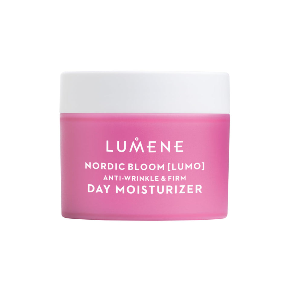 Lumene front packaging of the day moisturizer showing clean design and size benefit