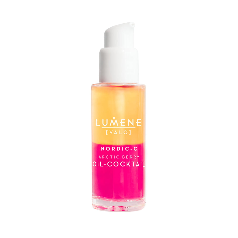 Lumene front packaging showing Nordic-C face oil and hydrating benefit