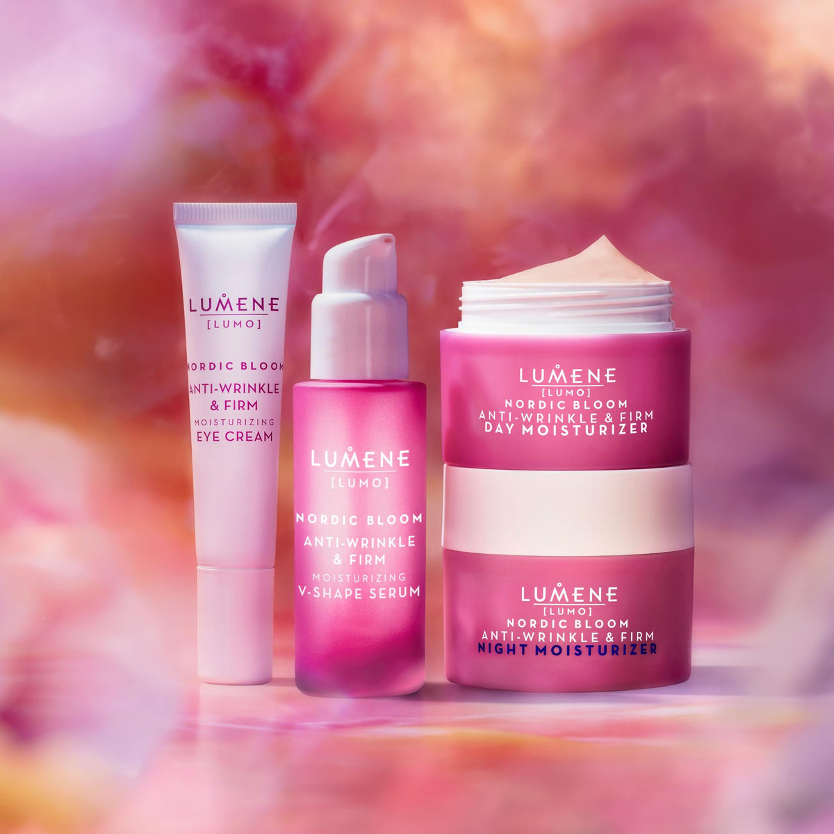 Lumene moisturizer in hand for scale and portable 1.7 oz convenience