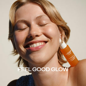 wild arctic cloudberry image alongside lumene bottle highlighting antioxidant ingredients