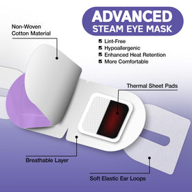 LumiDew open foil pouch showing instant-activate mask ready-to-use benefit