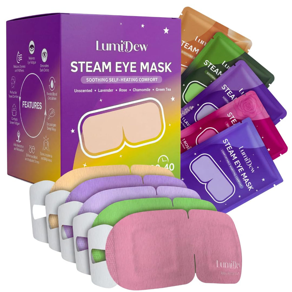 LumiDew front packaging showing 16 pack and varieties for easy selection and travel