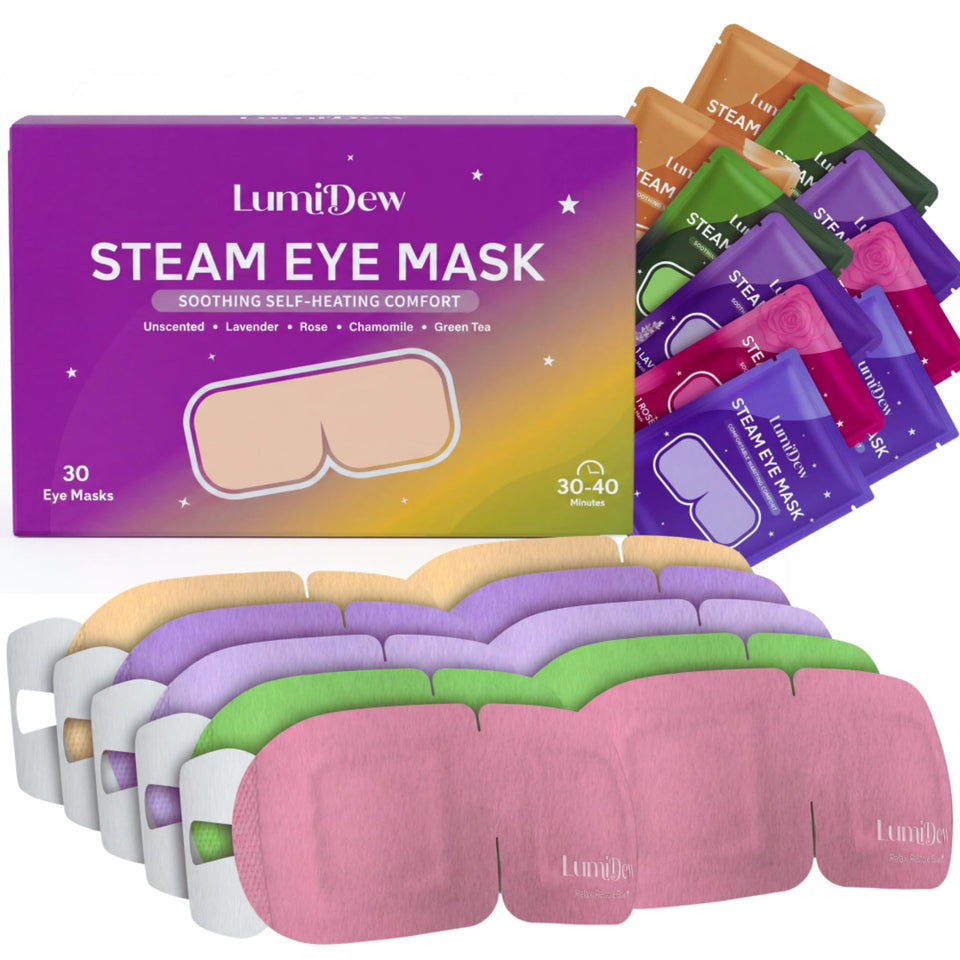 LumiDew front packaging showing 30-pack and calming aromatherapy benefits