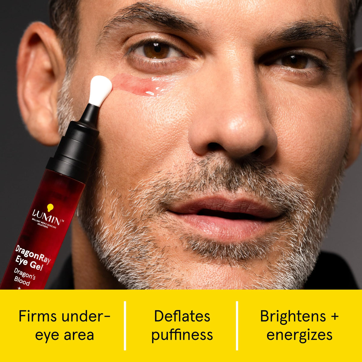 Lumin DragonRay ceramic applicator detail delivering cooling relief and precise application