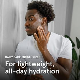 Lumin tubes staged on bathroom shelf illustrating everyday grooming use
