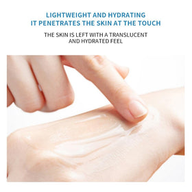 LuminaSkin bottle on bathroom counter conveying daily routine convenience benefit
