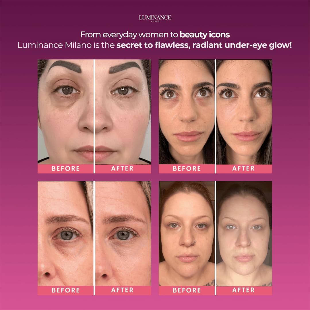 Luminance Milano in a morning routine setting showing quick brighten and fresh look
