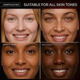 luminaro before and after concept image indicating smoother skin and reduced fine line appearance benefit