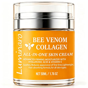 luminaro product front jar and box showing clean packaging and branding benefit clarity