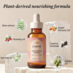 LUMINE ingredients label close-up showing clean formulation and no artificial additives