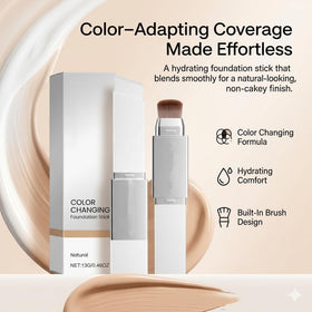 Lumineskin Labs Facelove twist‑up balm detail highlighting smooth color‑changing texture and ease