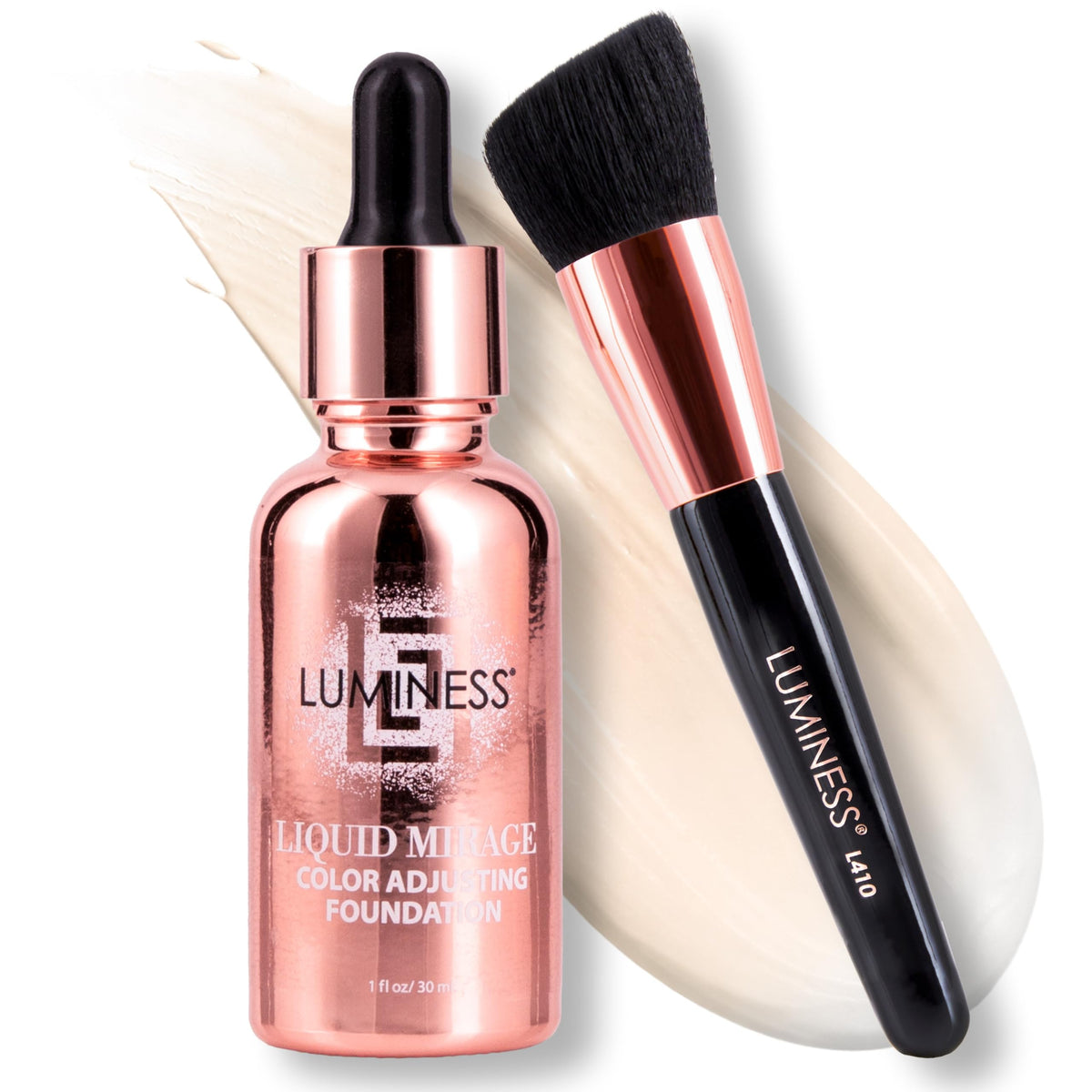 LUMINESS front packaging showing kit contents and benefits