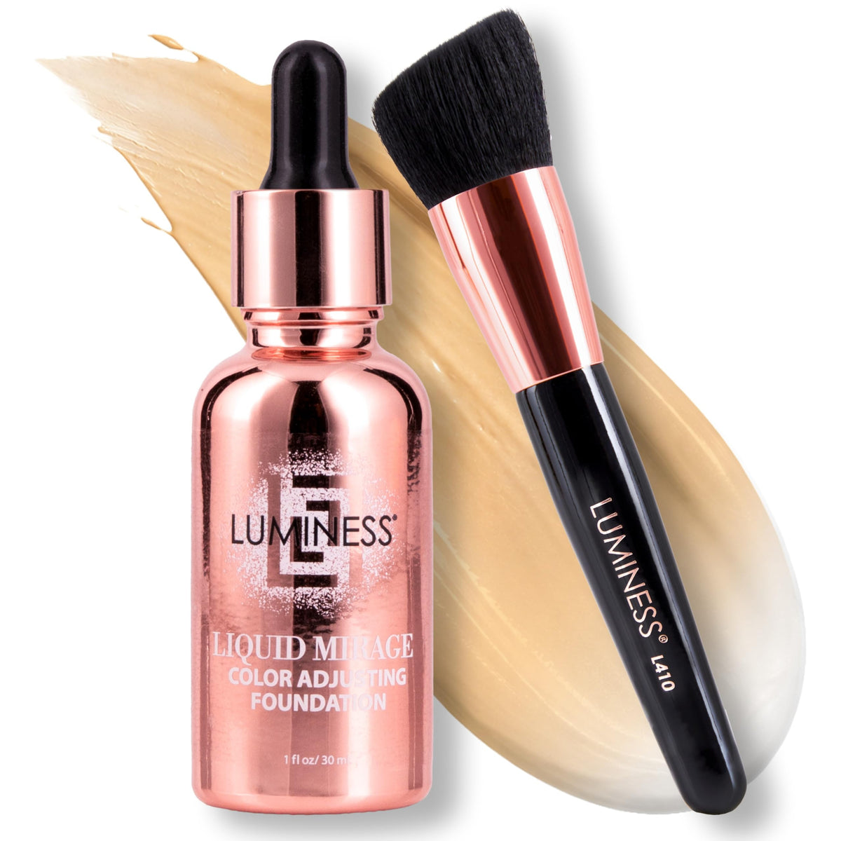 LUMINESS front packaging showing full kit for effortless coverage
