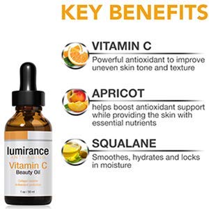 lumirance dropper dispensing oil illustrating easy controlled application
