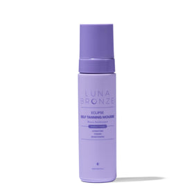 Luna Bronze front packaging showing bottle and branding, clear product identity benefit