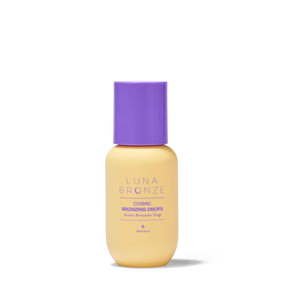 Luna Bronze front packaging showing bottle and label for product recognition and appeal
