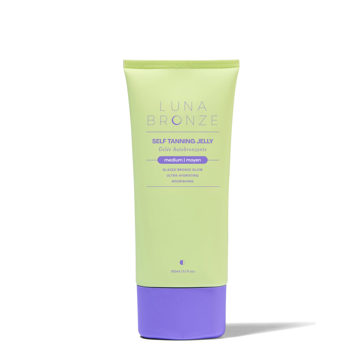 Luna Bronze front packaging showing bottle and label for shelf appeal