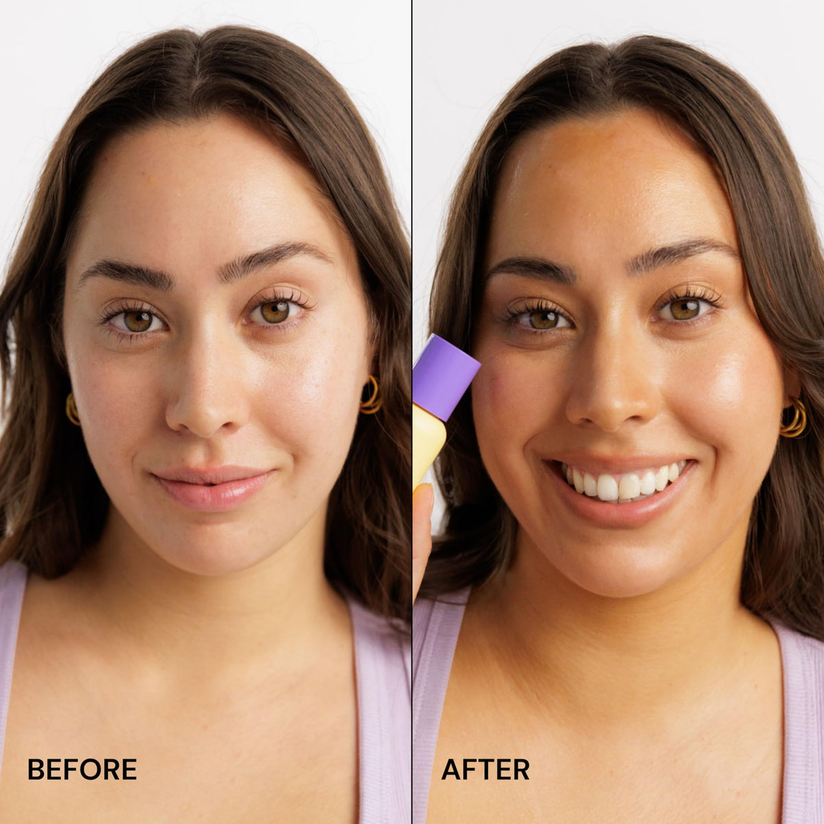 Luna Bronze texture closeup showing smooth, dewy formula for hydrating finish