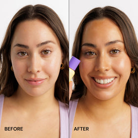 Luna Bronze texture closeup showing smooth, dewy formula for hydrating finish