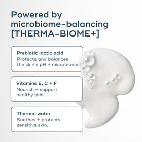 Luna Daily foamy lather on hand demonstrating gentle cleansing
