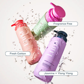 Luna Daily packed in a travel bag for on-the-go microbiome care