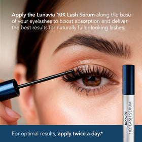 lunavia serum texture drop highlighting lightweight formula for quick absorption