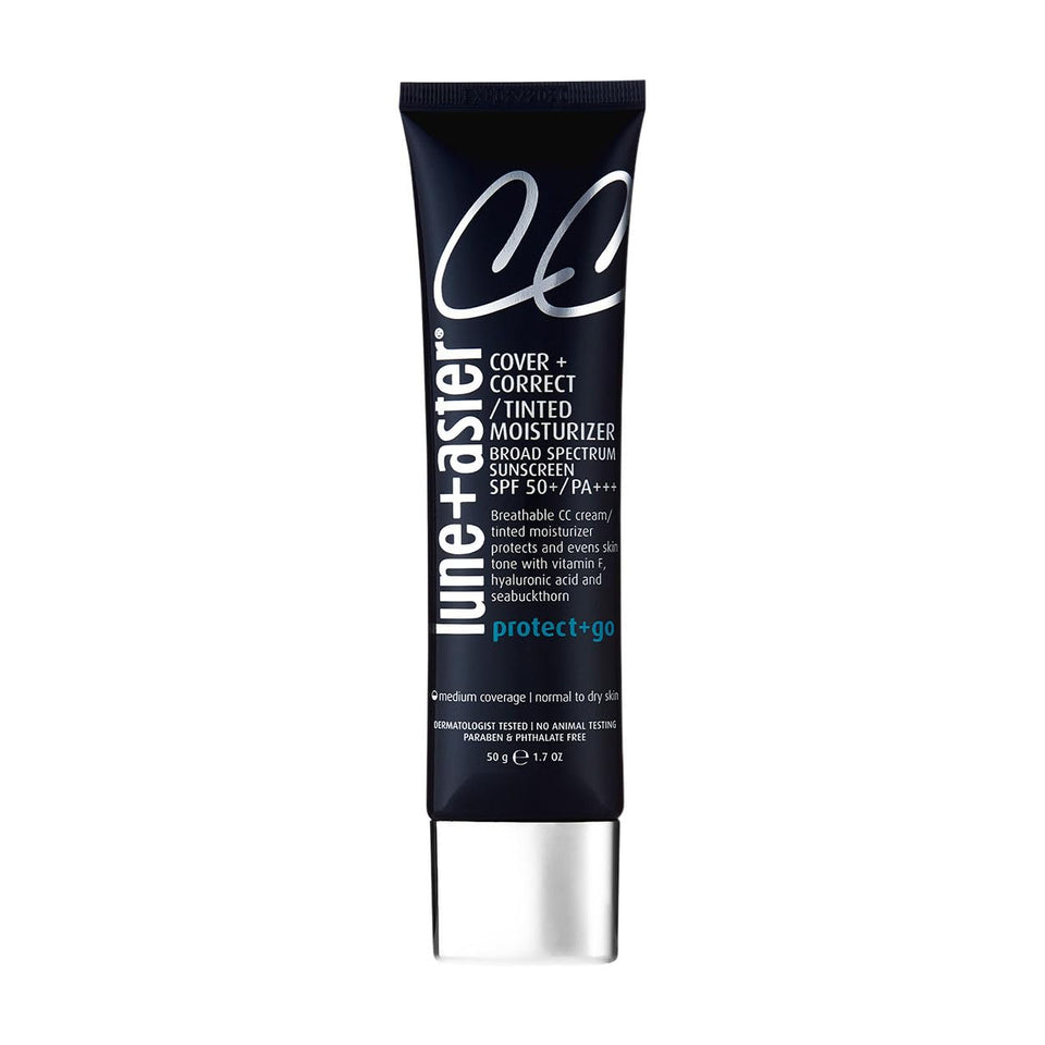 Lune+Aster front packaging showing product name and SPF 50 protection