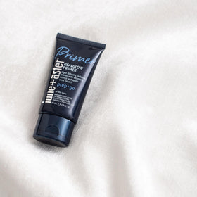 Lune+Aster application on skin demonstrating subtle glow and immediate radiance