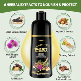 Lunory shampoo foam texture demonstrating gentle lather and conditioning action