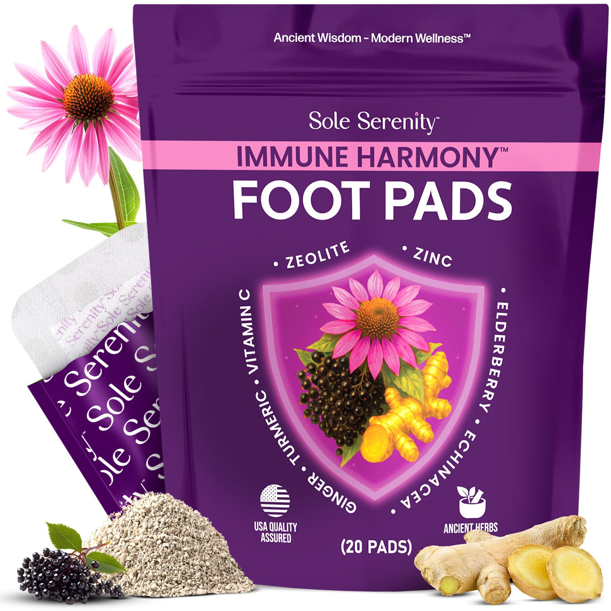 Lure Essentials pads in a relaxed bedroom scene conveying calm nighttime self-care